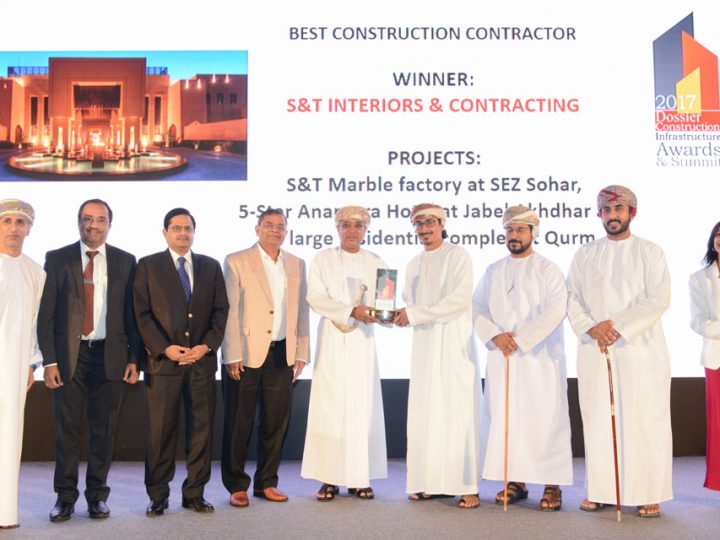 S&T Interiors and Contracting named Global Omani Company 2017, wins 3 coveted awards